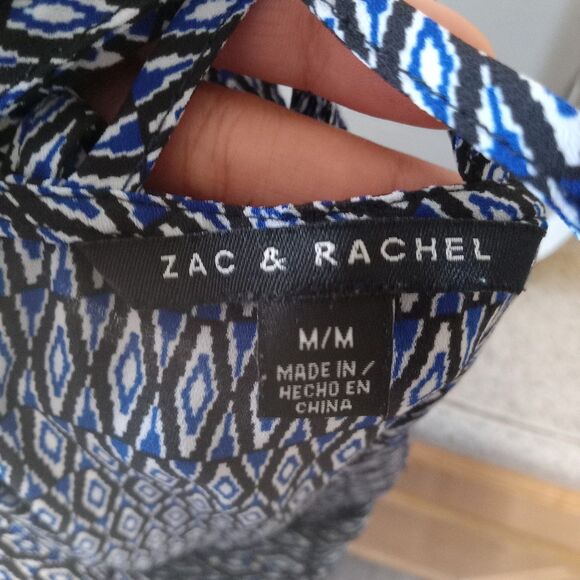 Zac & Rachel Print Button up blouse - Picture 4 of 4